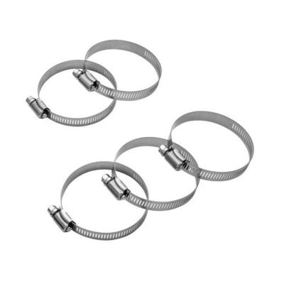 China Plastic Apartment 6 Inch Hose Clamp Adjustable 141mm-165mm with 304 Stainless Steel for sale