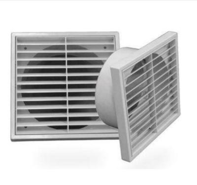 China Customized Square Grille for Air Extractor Fan Accessories White Air Extractor Fan for sale