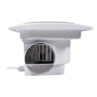 China 23-65 Plastic Square Bathroom Exhaust Fan Customized 5 Inch 6 Inch Silent Ventilation for sale