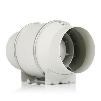 China 4 inch 100mm Register Booster Fan Inline Duct Fan for Building Material Shops in White for sale