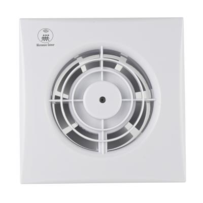 China 125mm Low Noise Shutter Bathroom Ventilation Wall Mounted Exhaust Fan with Humidity Sensor Air Extractor Fan for sale