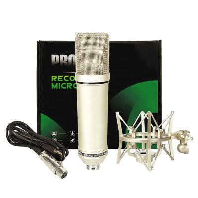 China U-87 Microphone Studio Karaoke Microfone Microphone Condenser Microphone MU87 Handheld Microphone Professionals Recording Microphone For Singing Room for sale