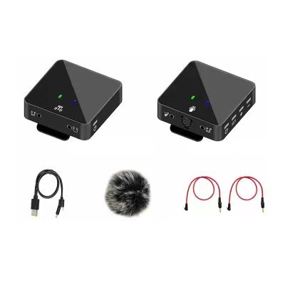 China Professional Wireless Microphone Lavalier Microphone System UHF Lavalier Microphone Wireless Inalambrico Wireless MIC de microfono for Camera for sale