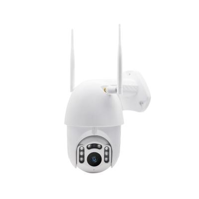 China Security Integrated Outdoor Surveillance Dome Webcam Web Camera CCTV Flashlight 1080p 3.6mm Wifi LED Wireless IP Camera for sale