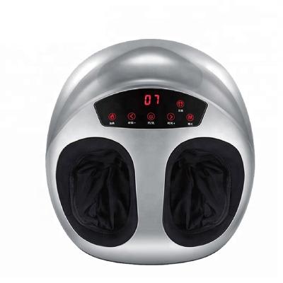 China Hot Sale New 48W Gray Vibrating And Heating Reflexology ABS Foot Massager Machine for sale