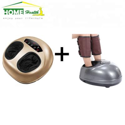 China New Design Foot 48W Air Pressure Shiatsu Therapy Foot Deep Kneading Heating Massager for sale