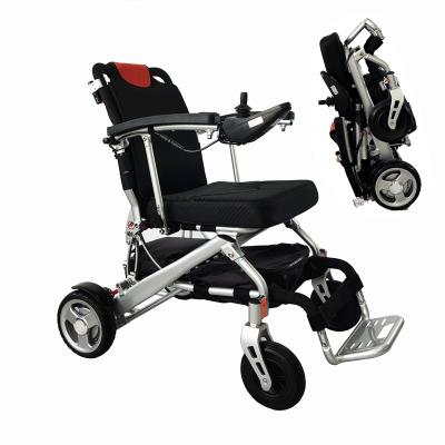 China For disabled to drive outdoor and inddor. 120kg loading disabled rodas light cadeira eletrica foldable electric wheelchair for sale