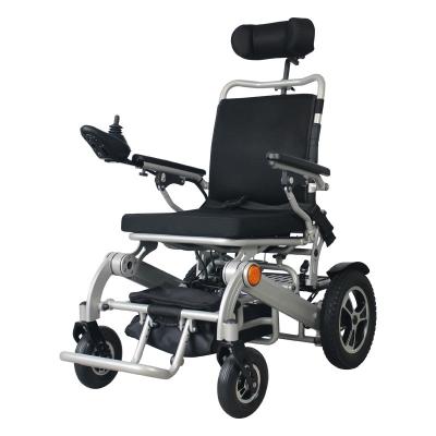 China For disabled to drive outdoor and inddor. Backrest Automatic Folding Reclining Disabled Electric Wheelchair for sale