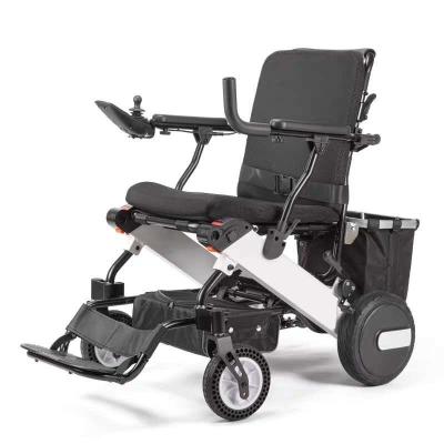 China For disabled to drive outdoor and inddor. 15AH Lithium Battery Lightweight Folding Electric Handicap Wheelchair for sale