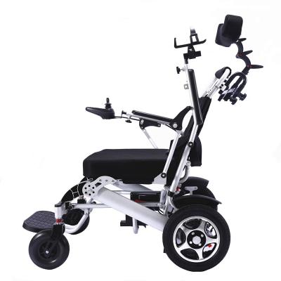 China For disabled to drive outdoor and inddor. Power Disabled Aluminum Lightweight Folding Electric Wheelchair for sale