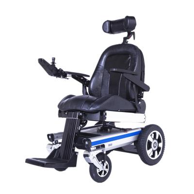 China Reupholster Folding Seat Rear Spinning Reclining Electric Wheelchair for sale