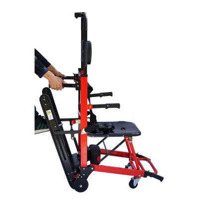 China Help Care Nurses Up And Down Stairs Easy Portable Folding Manual Stair Climbing Wheelchair Price for sale