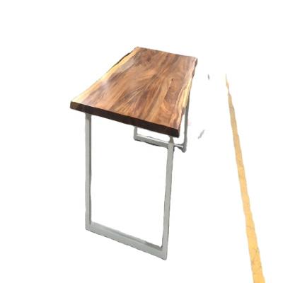 China Living slab walnut slab table edge slab (height) adjustable natural slab table edge for sale