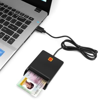 China Common Software Qyteck USB Access CAC Smart Card Reader With CE for sale