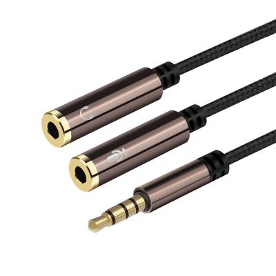 China 3.5mm Jack Female speaker earphone to aux cable. male splitter audio for sale