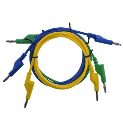 China Competitive Price Colorful Test Lead With Banana Plug Banana Test Cable For Testing for sale