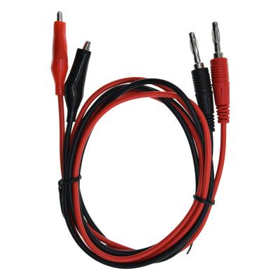 China Connect Components With Wires 4MM Banana Plug To Copper Clip Automotive Test Leads Set For Car Repairing Testing for sale