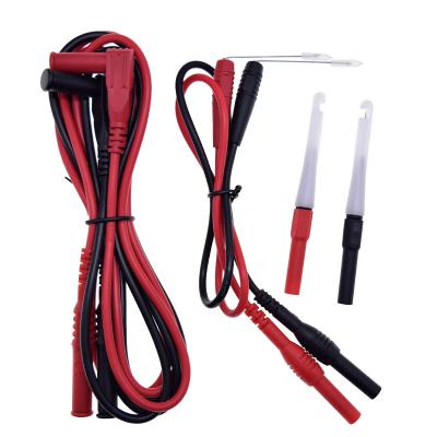 China Multimeter High Senstitivity Right Angle Drilling Probe Test Lead Set For Multimeter for sale