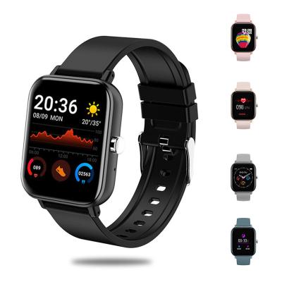 China P8 Touch Screen 240*240 Measurement 240*240 Multi-Functional Exercise Recording Waterproof Samrtwatchs Heart Rate 1.4inch Smart Watch for sale