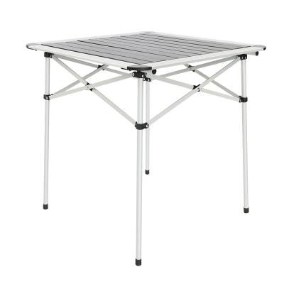 China Sunnyfeel Modern Customized Portable Outdoor Picnic Lightweight Aluminum Folding Table For Camping for sale