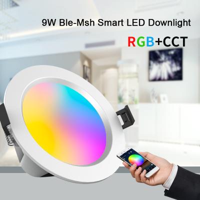 China Factory Modern Customizable 9W Bluetooth Gathering Smart LED Downlight for sale