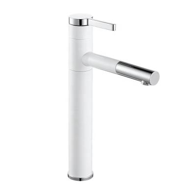 China New Design Traditional Single Handle Water Faucet Smart Color Vanity Faucet for sale