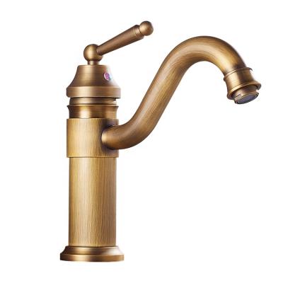 China Antique Basin Traditional Yile Single Lever Mixer Tap for sale