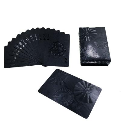 China GS-18035 High Quality Black Entertainment Playing Cards Souvenirs / Gifts / Custom Printed On Sale for sale