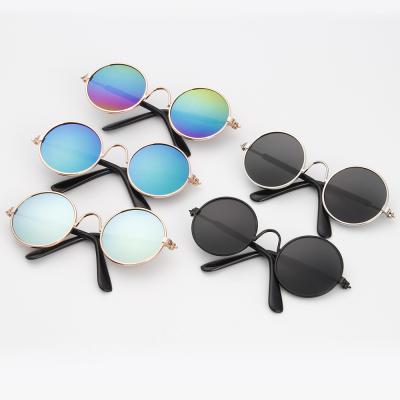 China Viable Hot Sale Pet Accomplices Cool Round Cute Cat Dog Toy Sunglasses 2020 for sale