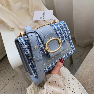 China Plug diary accessories 2021 fashion bags for women new fashionable small square ladies chain bag cross shoulder bag for women for sale