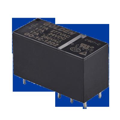 China Sealed GOLD GO Type HF115F 8pin 12v Relay 0.4w Certificate All Compliances GO-1C-12D2 for sale