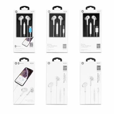 China In-ear hands free mobile phone earphone 3.5mm handfree phone headset with MIC for iphone earpiece for sale