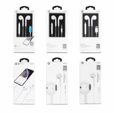 China In-Ear For iPhone Earphone Earphone, With Mic Earbuds Headset Noise Isolating In Ear Wired Lightning Earphone For iPhone X 11 12 for sale