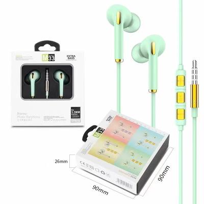 China In-Ear Cheap Wired Earphones In Ear Earphone Wholesale 3.5mm Headset For All Phone for sale