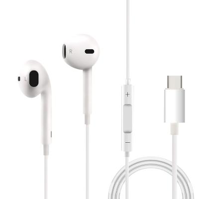 China Factory Direct Sales TYPE-C In-Ear Wired Wired Headset Earphones Headphones Headsets for sale