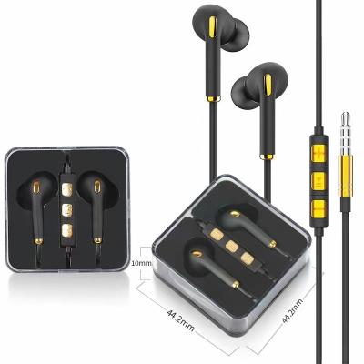 China Colorful In-Ear In Ear Headphones 3.5mm Jack Wire Headset Waterproof Earphone for sale