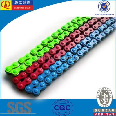 China Transimission 25H Color Chain Walking Tractor Chain Motorcycle Chain for sale