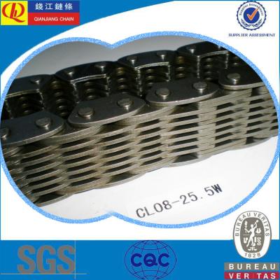 China Converyor Technics CL08 Pitch 25.5W Standard Silent Chain For Textile Machinery Parts for sale