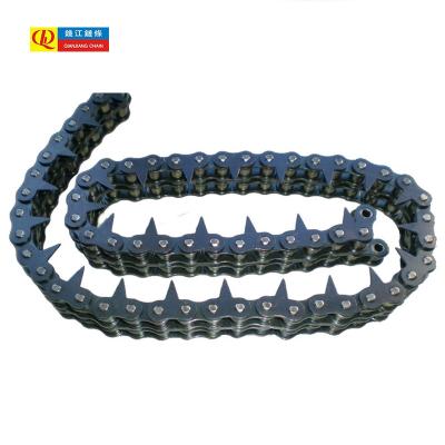 China Garment Shops Roller Chain (A and B Series) 12.7mm Sharp Top Stainless Steel Chain for sale