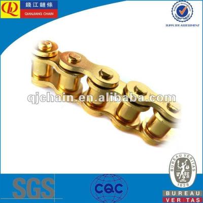 China 420 428 motorcycle 428H 520 gold chain 415H for sale