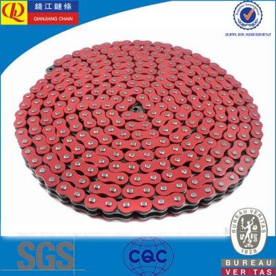 China Transimission Color O Ring Motorcycle Chain For Motorcycles Racing Use for sale