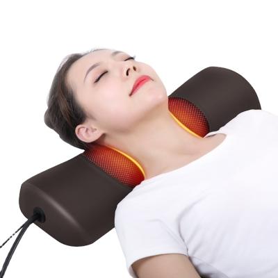 China New Portable Rise Neck Massager With Strong Vibration Gift Health Care Air Compress Magnet Therapy Heating Three Ways for sale