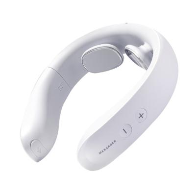 China 2021 New Model Smart Handheld Neck Massager Neck Massager EMS With Heating for sale