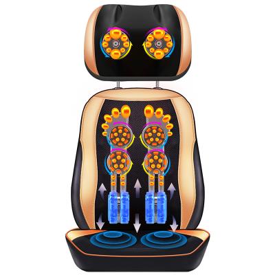 China List Lower Back Smart Car Sponsored Home Handheld Dual Use Car with Vibration and Kneading Heat for Full Body Massage Cushion for sale