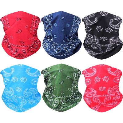 China Multifunctional Wicking Headbands Polyester Outdoor Face Mask Sports Scarf Headwear Bandana For Running Hiking for sale