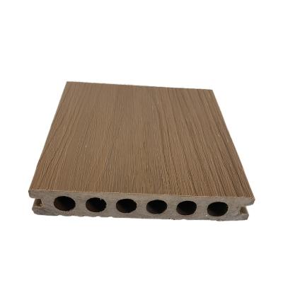 China Eco-friendly High Quality Outdoor Wood Decking Plastic Composite Coextrusion Processing for sale