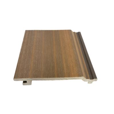 China New Product UV-Resistance Plastic Wood Wall Panels Exterior Decoration WPC Cladding for sale