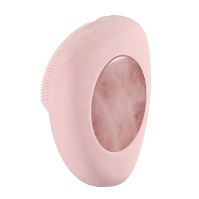 China DEEPLY CLEANING 3 in 1 Multifunctional Sonic Slicone Facial Cleansing Brush Face Beauty Equipment for sale