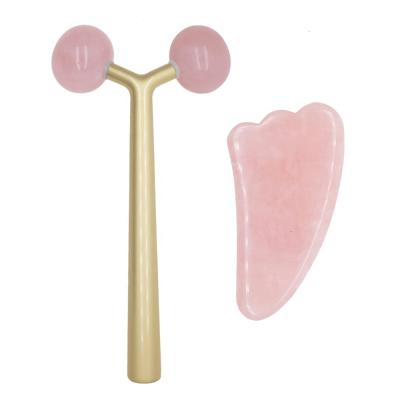 China face lift face beauty equipment contour roller and gua facial sha for facial massager for sale