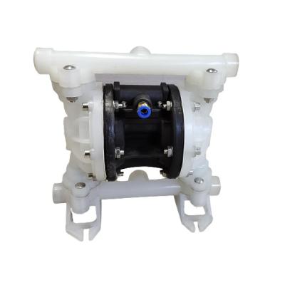 China Automotive Industry Low Flow Corrosion Resistant Double Diaphragm Plastic Diaphragm Pump For Acid-Chemical Resistance Pneumatic Diaphragm Pump for sale